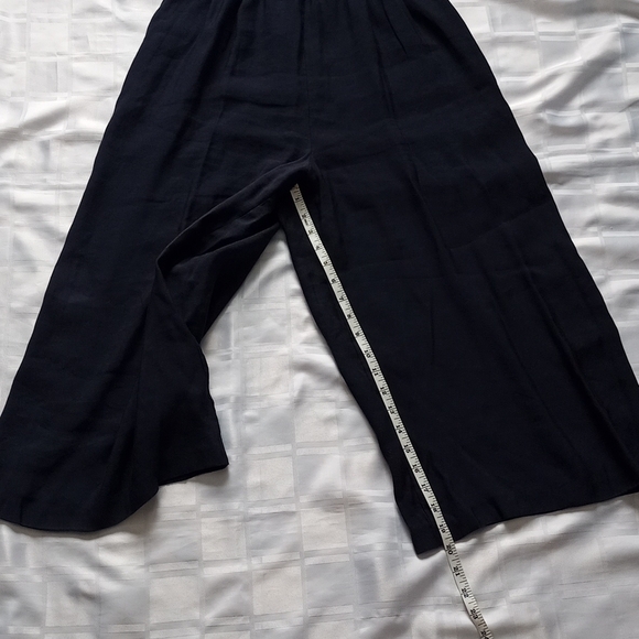 Dex V-neck Cropped Wide Leg Jumper - Picture 9 of 14